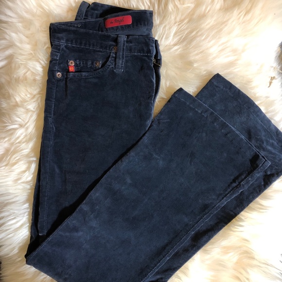 AG Adriano Goldschmied The Angel Low Rise Velveteen Bootcut Jeans 27 - Picture 1 of 7